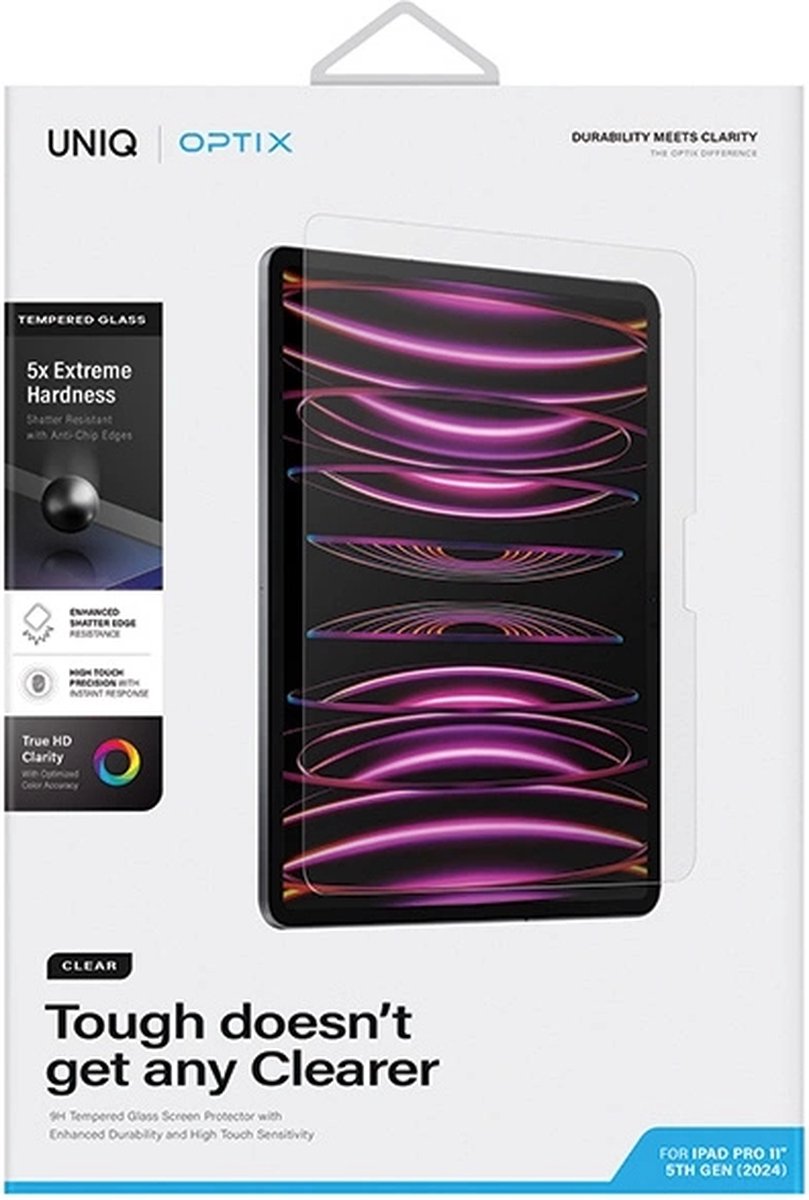 UNIQ OPTIX CLEAR IPAD PRO 11 (2024) SCREEN PROTECTOR