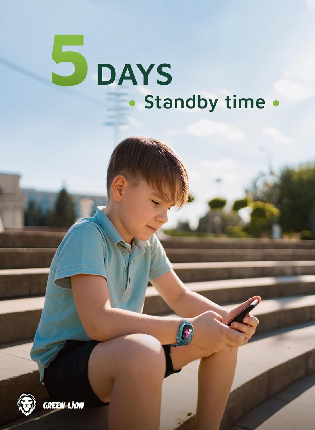 Green Lion Kids Smart Watch Series-5 PUR