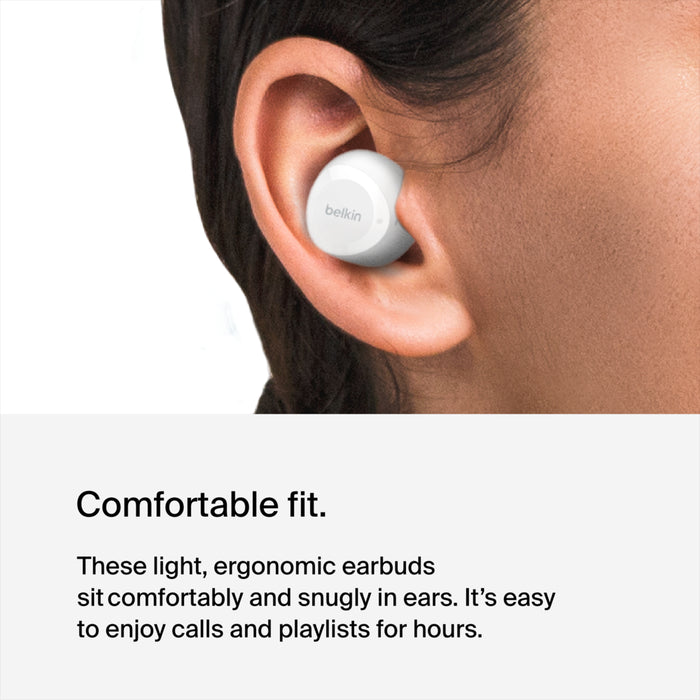 BELKIN - AUDIO -TRUE WIRELESS - SOUNDFORM BOLT - WHITE