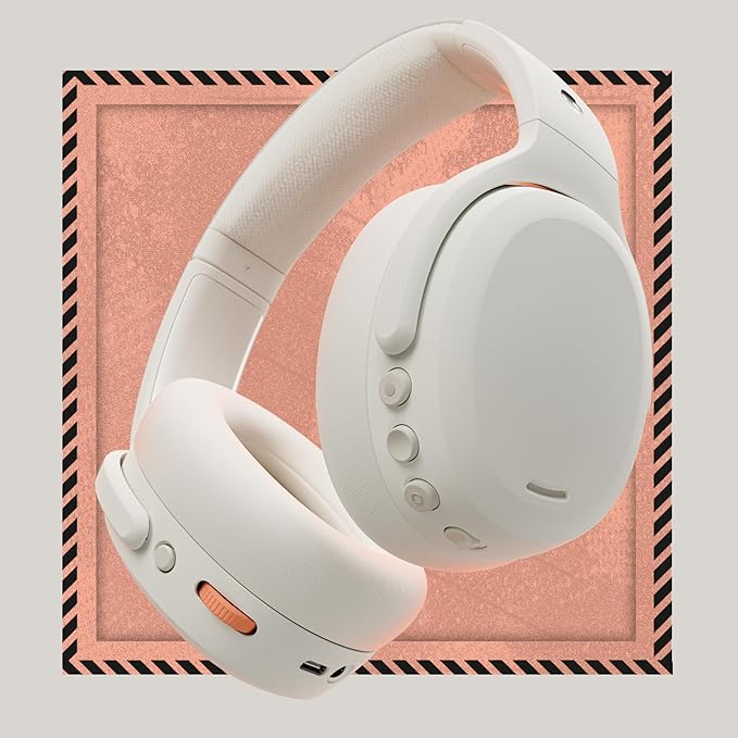 SKULLCANDY CRUSHER ANC 2 WIRELESS OVER-EAR-BONE.ORANGE GLOW