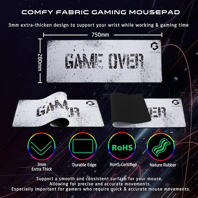 GAMEON VIPER XA All-In-One Artic Series Gaming Bundle (Mechanical Keyboard, Headset, Mouse & Mousepad)