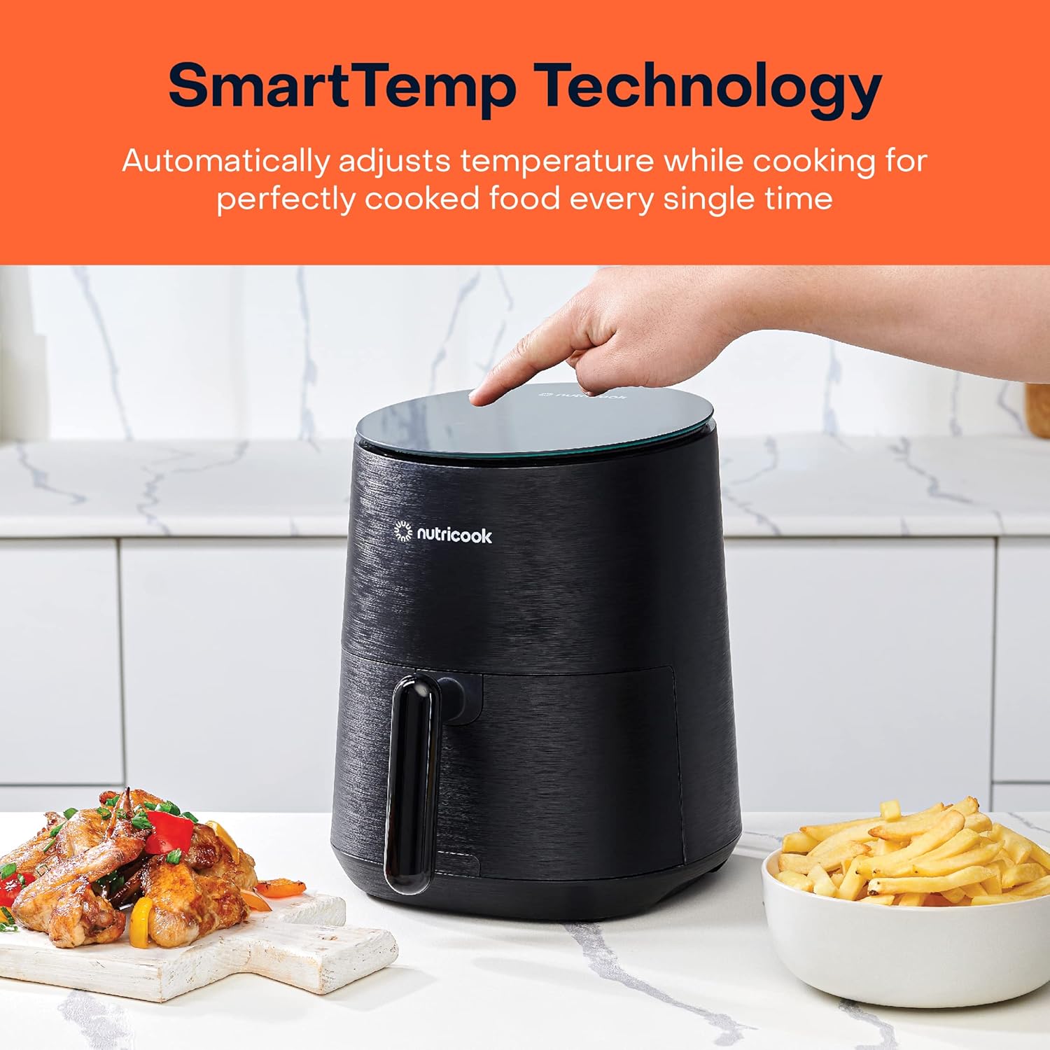 Nutricook Air Fryer 3.3L 4 Programs Mat Black NC-AFM033K