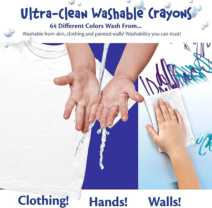 Crayola Ultra Clean Washable Large Crayons
