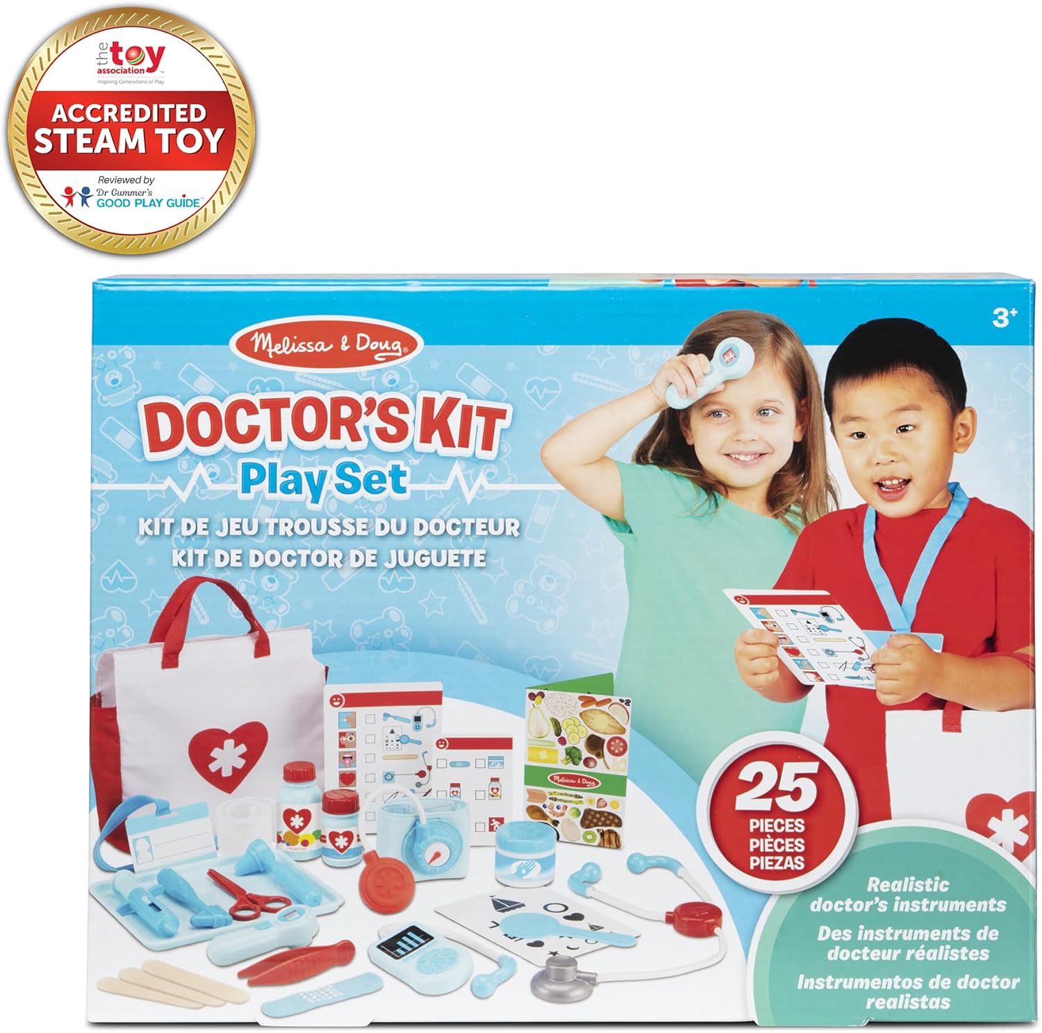 Melissa & Doug Get Well Doctor’s Kit Pretend Play Set