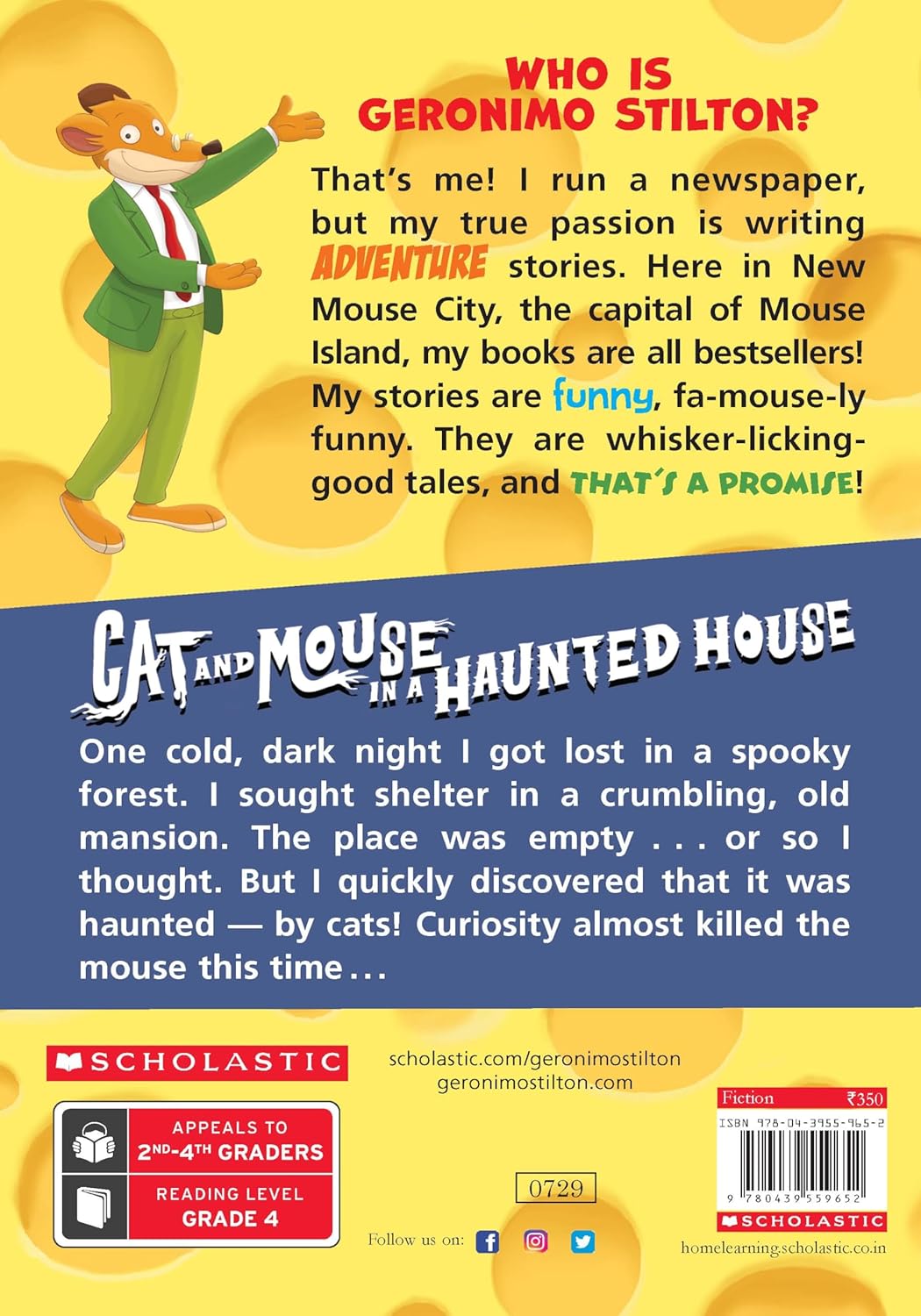 Cat And Mouse In A Haunted House (Geronimo Stilton #3)