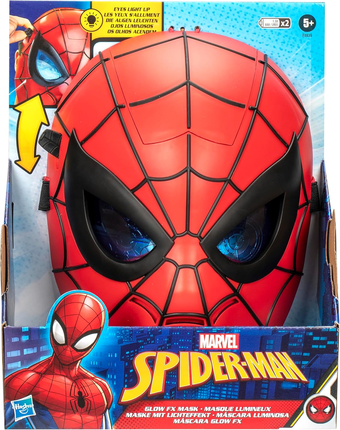 Hasbro Marvel Spider-Man Glow FX Mask