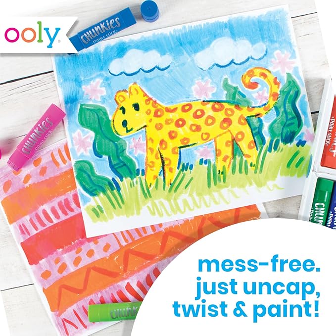 Ooly Chunkies Paint Sticks Variety Pack W Pastels Set Of 24