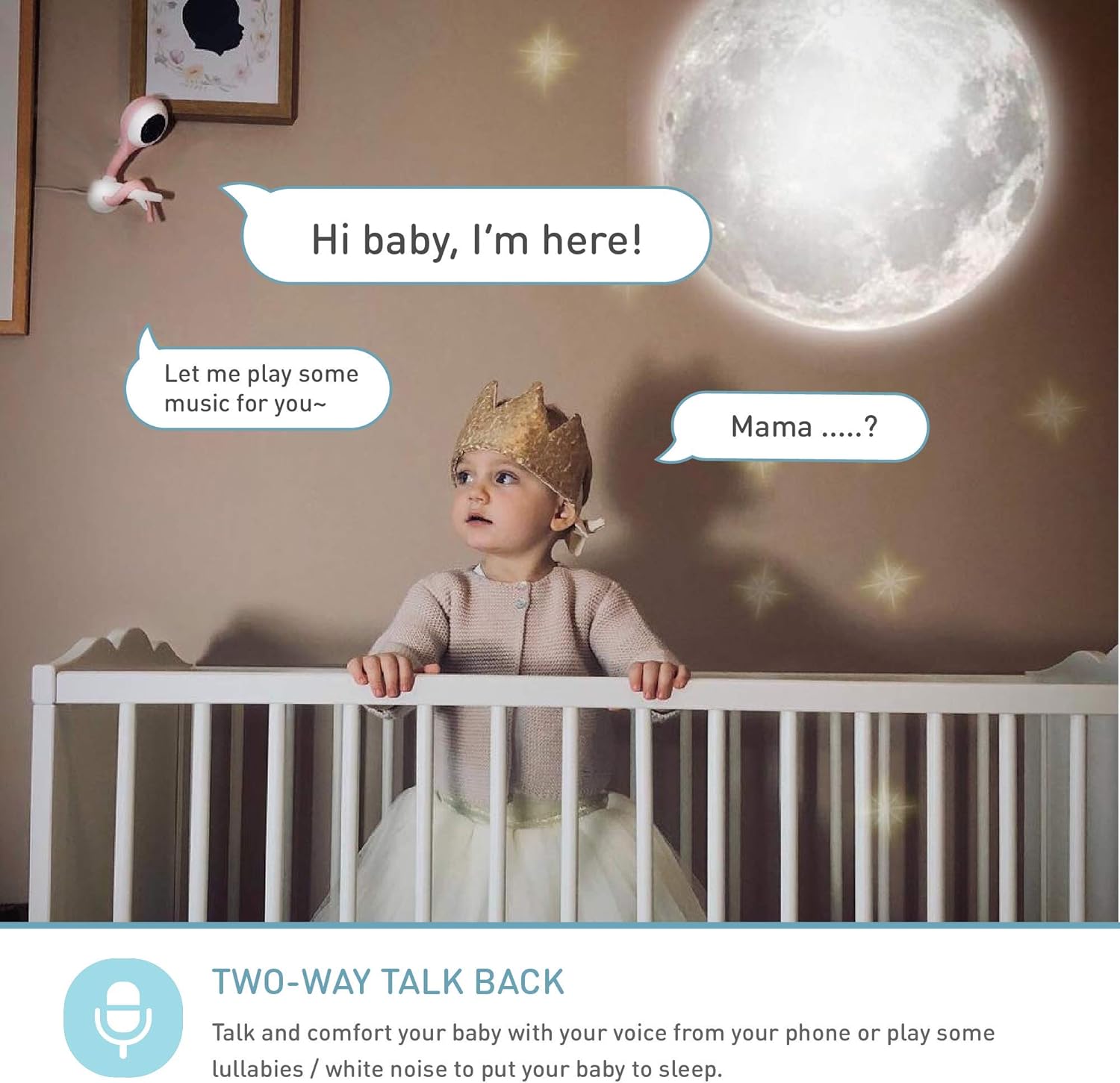 Lollipop Baby Monitor Turquoise