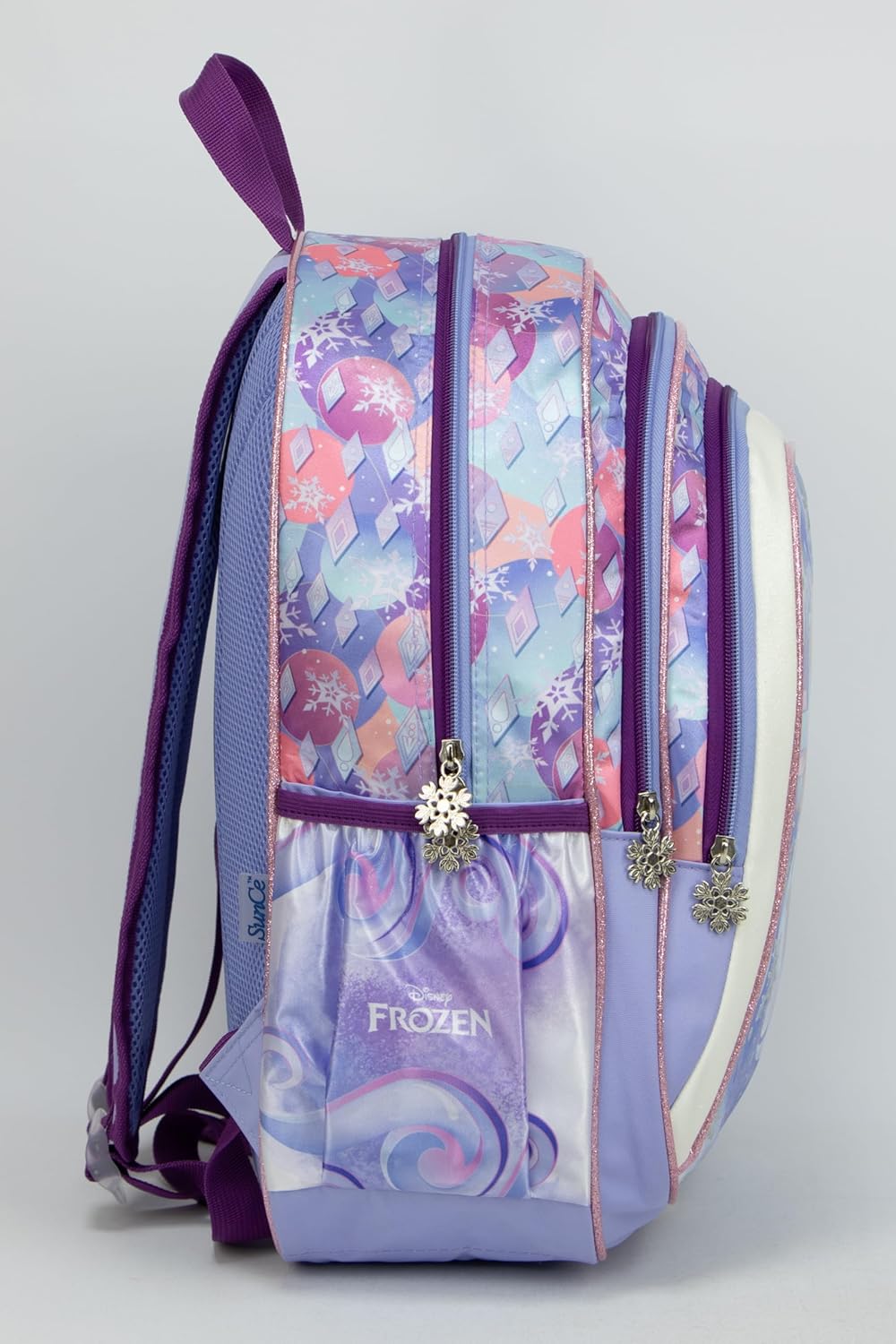 Frozen 16" Backpack With 3 Compartments & 2 Side Pockets