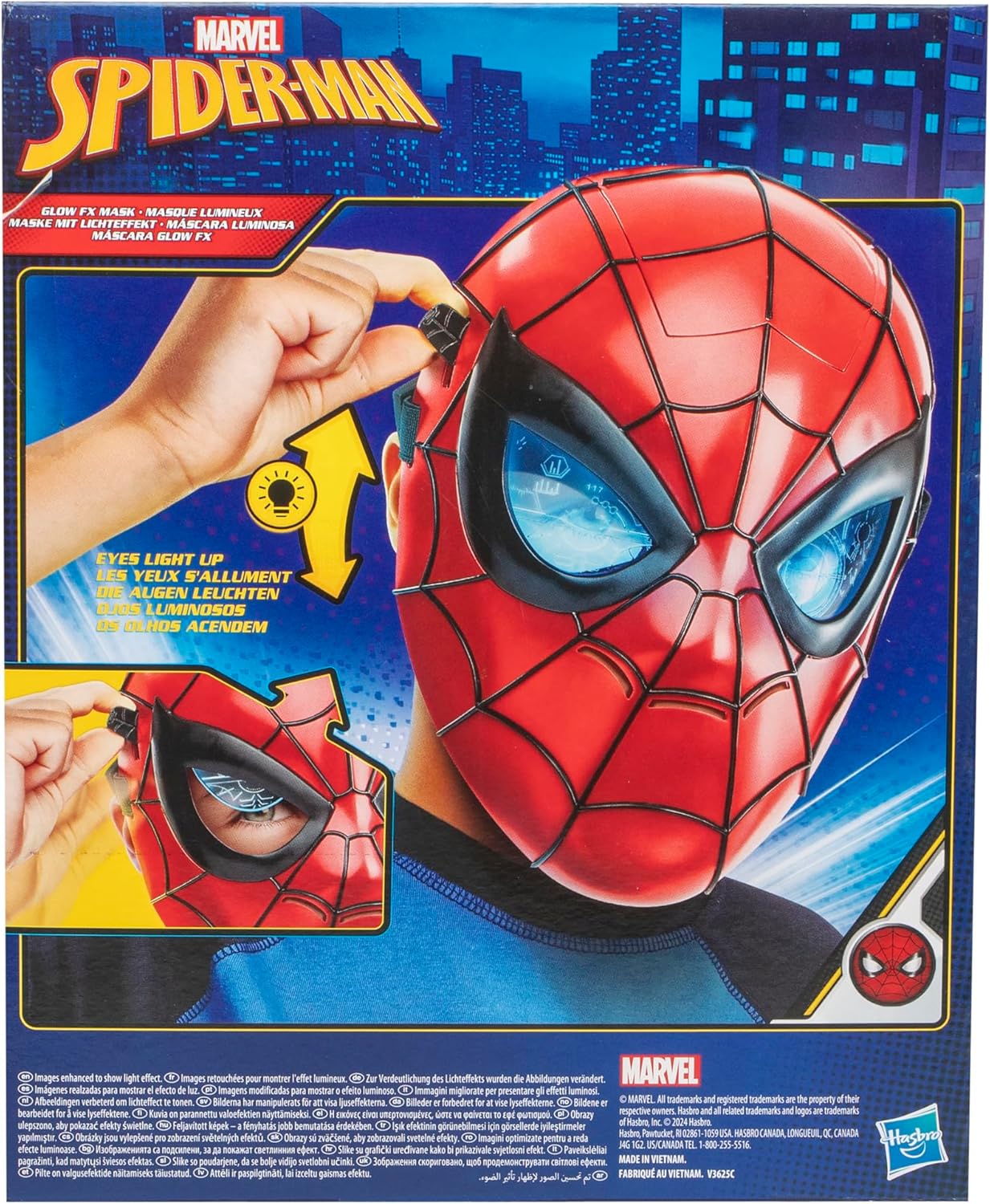Hasbro Marvel Spider-Man Glow FX Mask