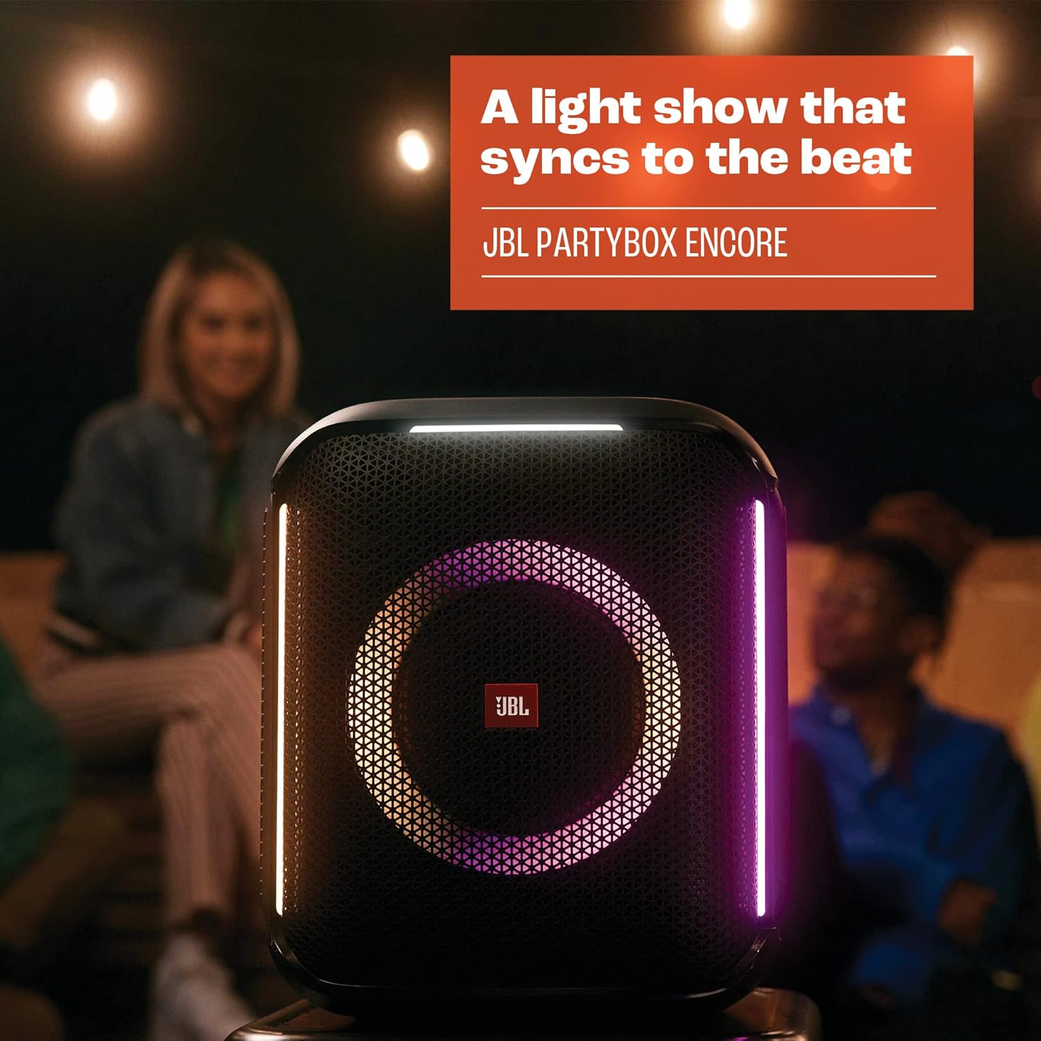 JBL Partybox Encore Portable Speaker with Mic Black