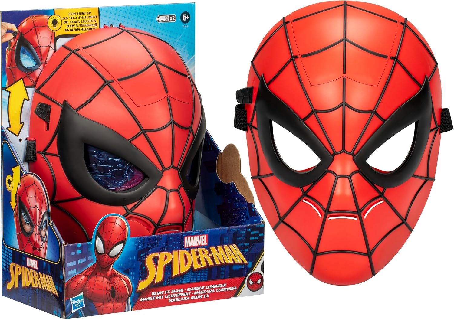 Hasbro Marvel Spider-Man Glow FX Mask