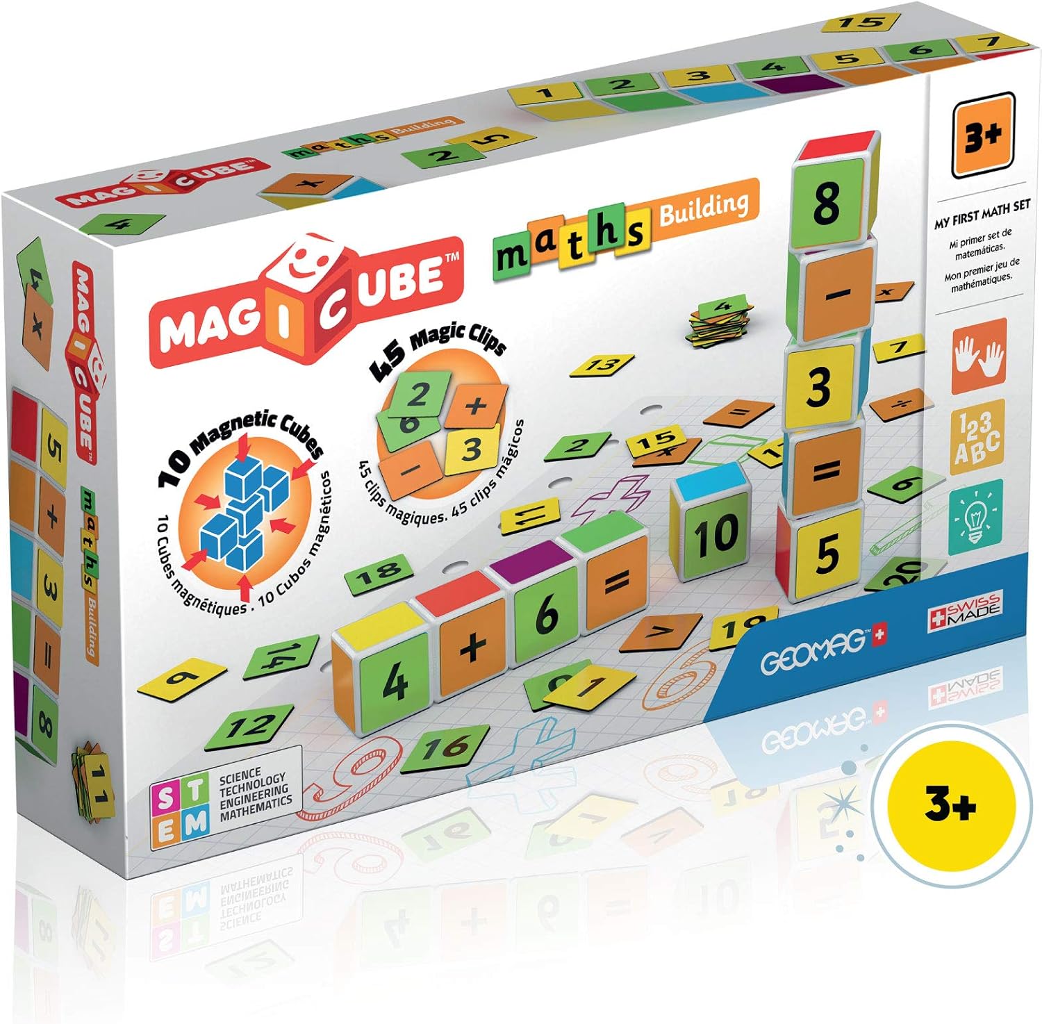 Geomag Magicube Math Building Clips 61