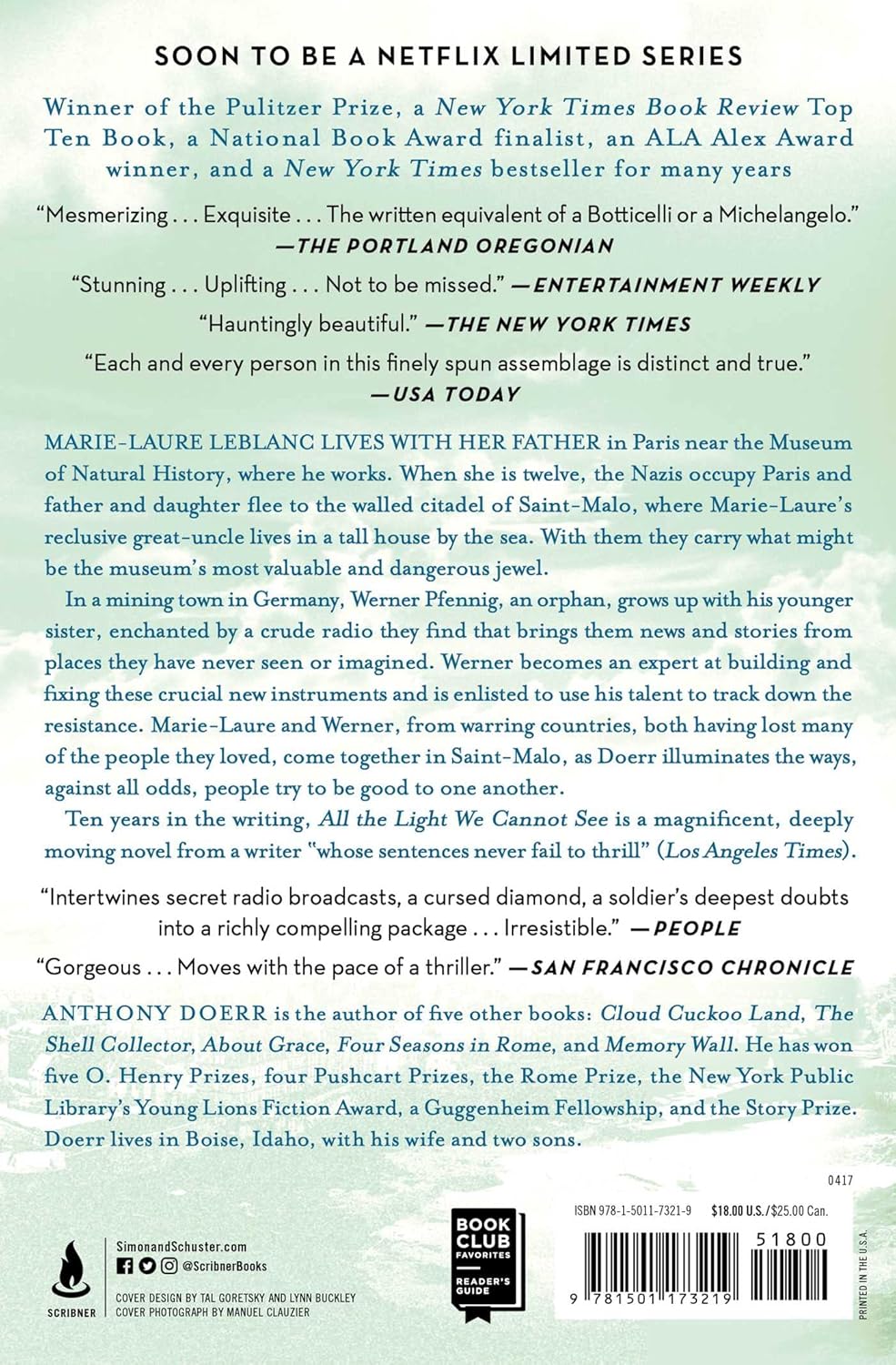 All The Light We Cannot See A Novel