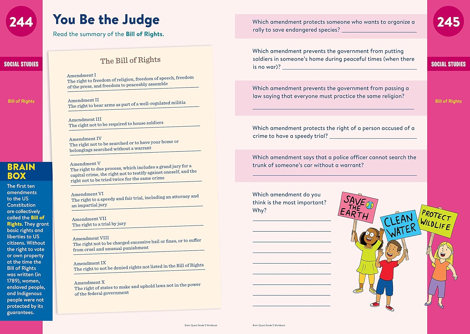 Brain Quest Workbook: 5Th Grade (Revised Edition)