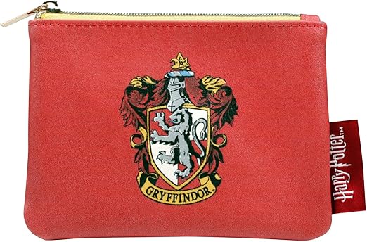 Halfmoon Bay Purse Coin Pu 9Cm X 13Cm Harry Potter Gryffindor