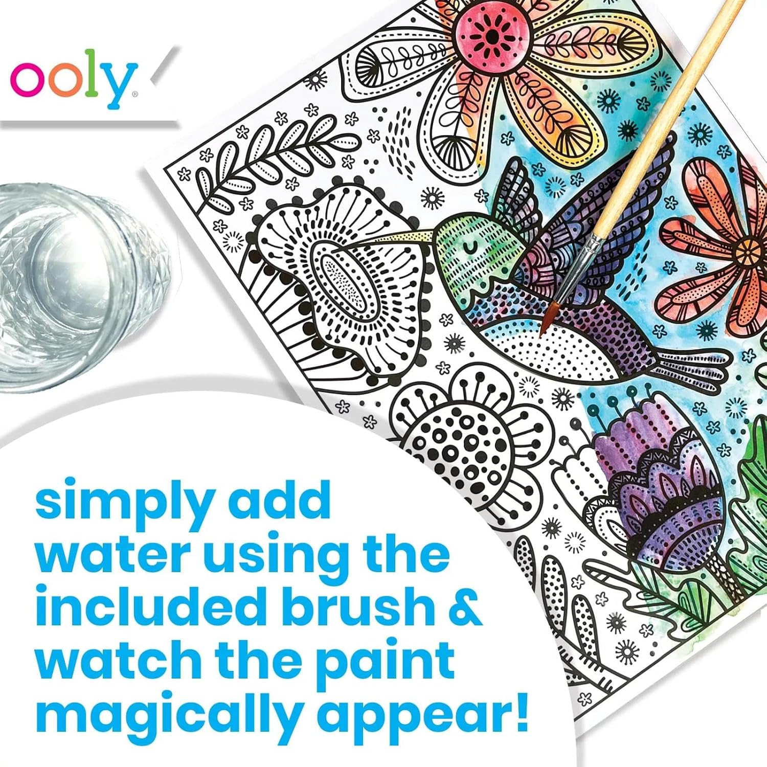 Ooly Hidden Colors Magic Paint Sheets - Magic Friends 9 PC Set