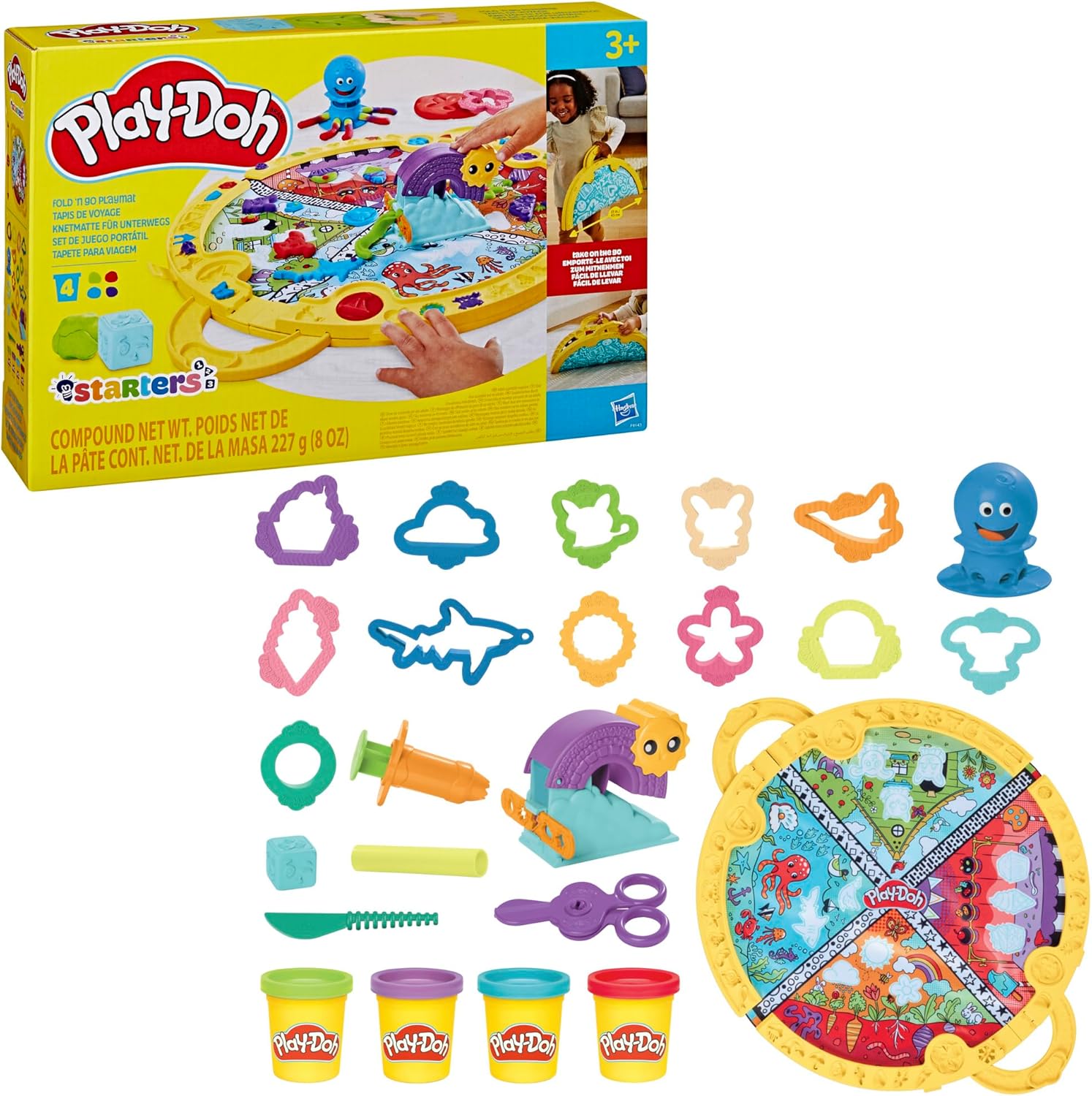 Play-Doh Fold & Go Playmat Starter Set