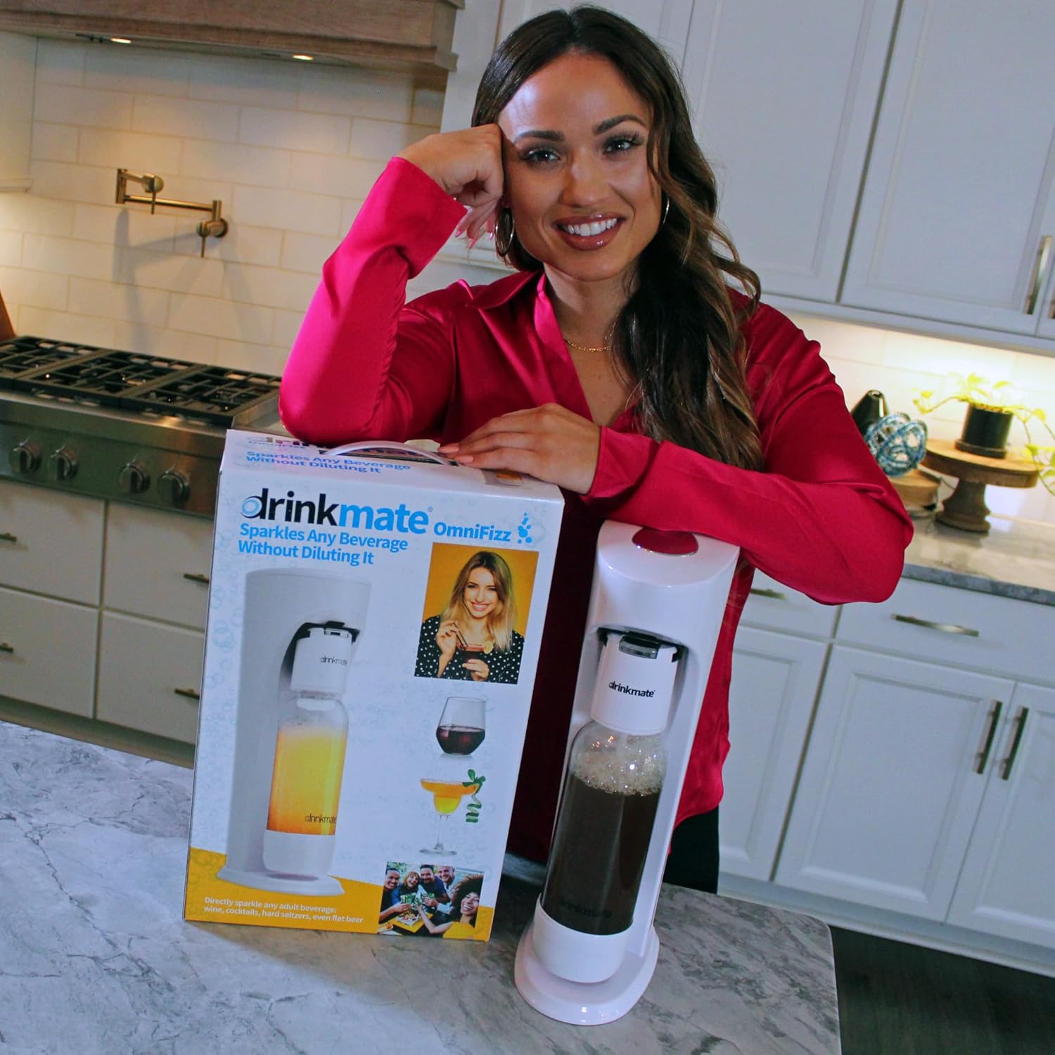 Drinkmate Machine Kit With Fizz Infuser White