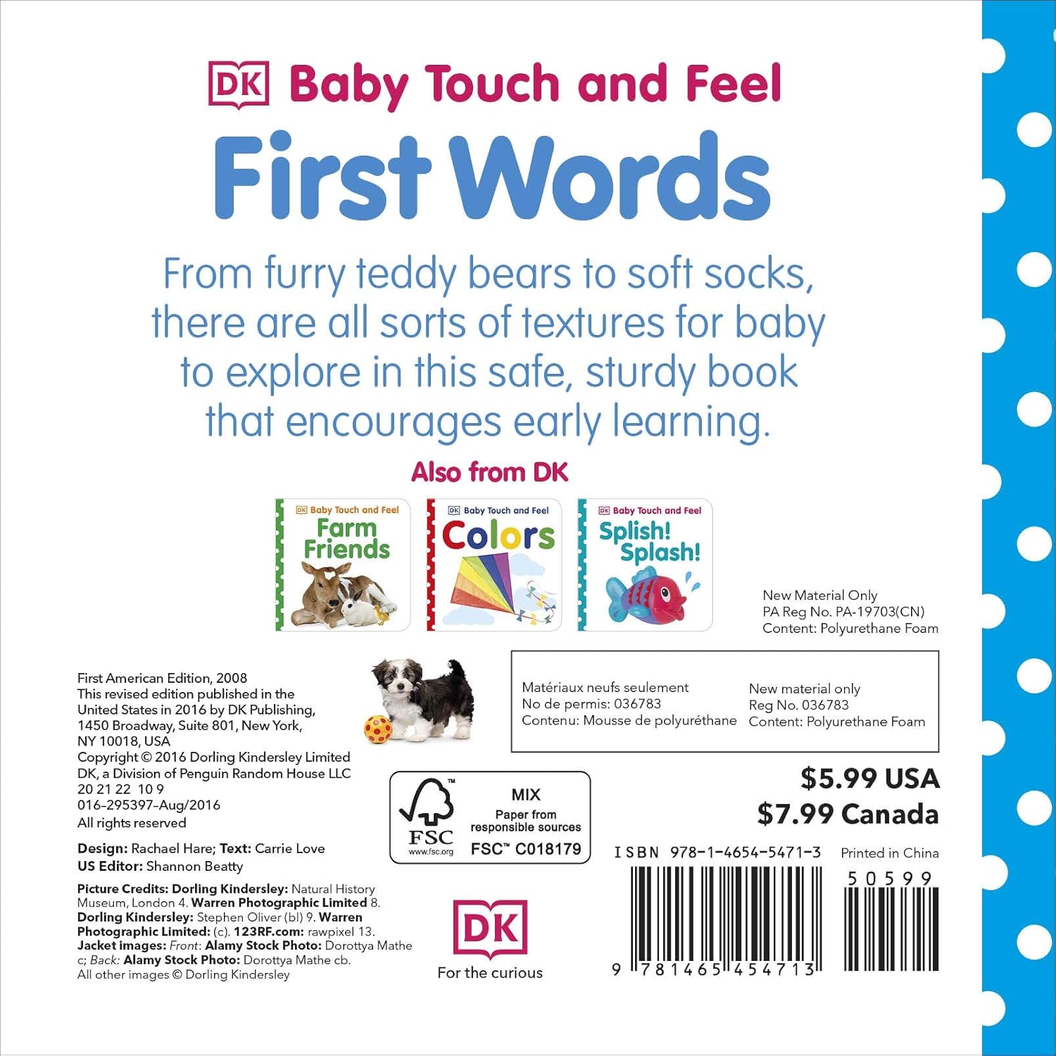 Baby Touch And Feel: First Words