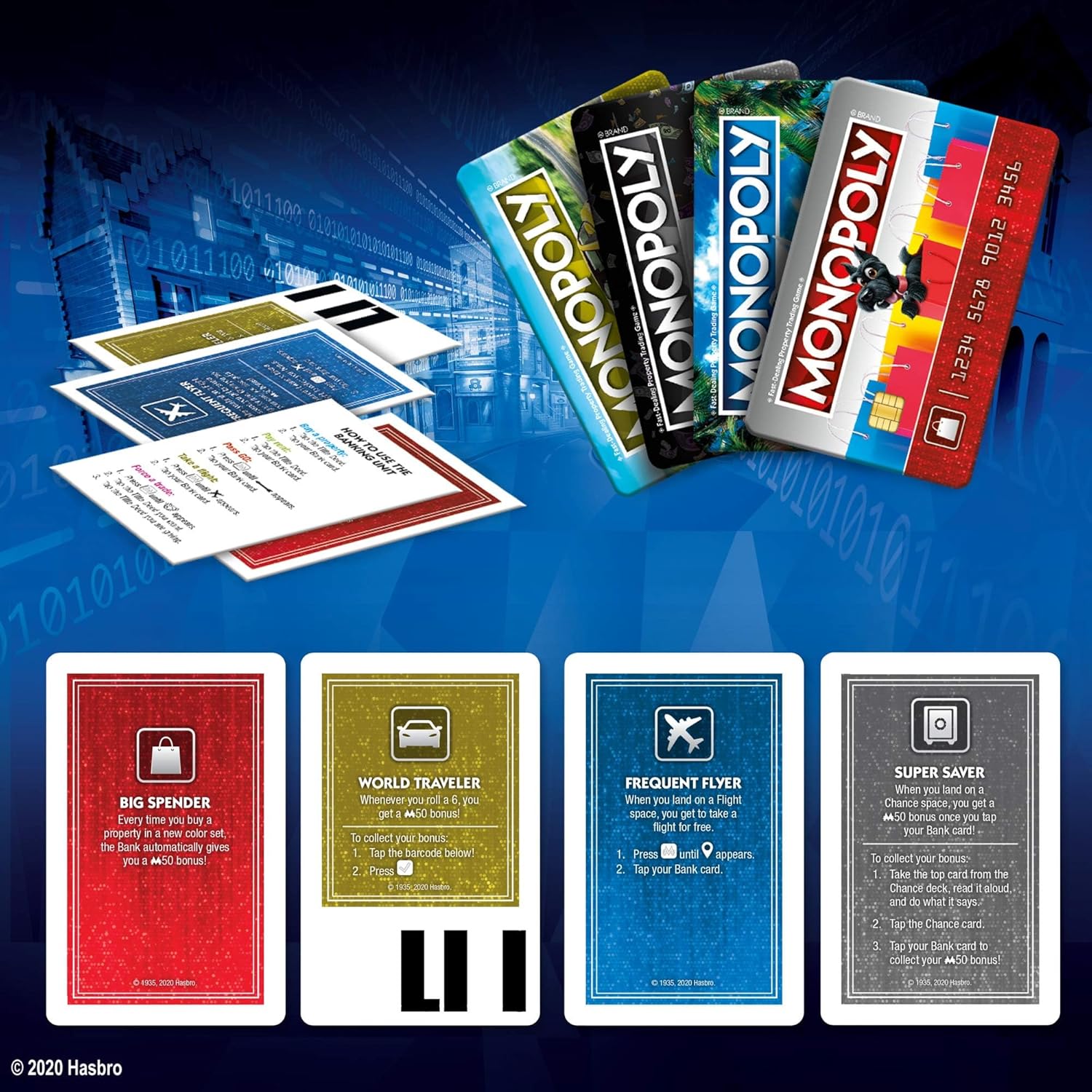 Monopoly Ultimate Rewards Board Game; Electronic Banking Unit