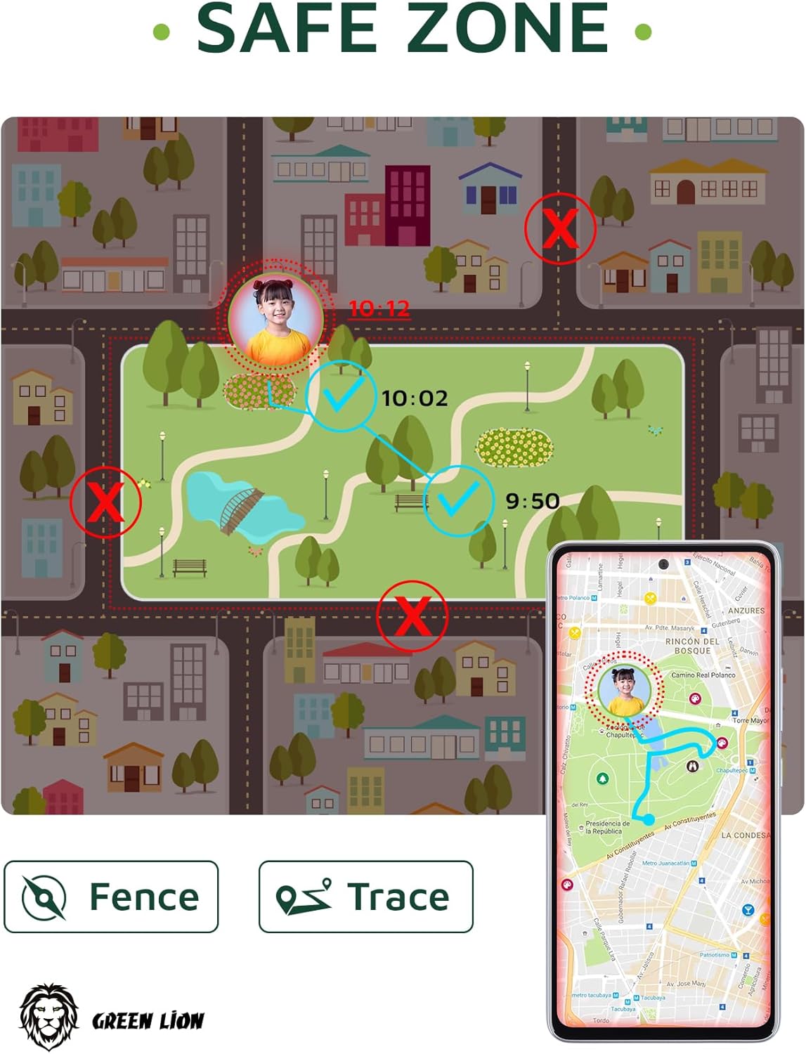 Green Lion Kids Smart Watch Series-5 PUR