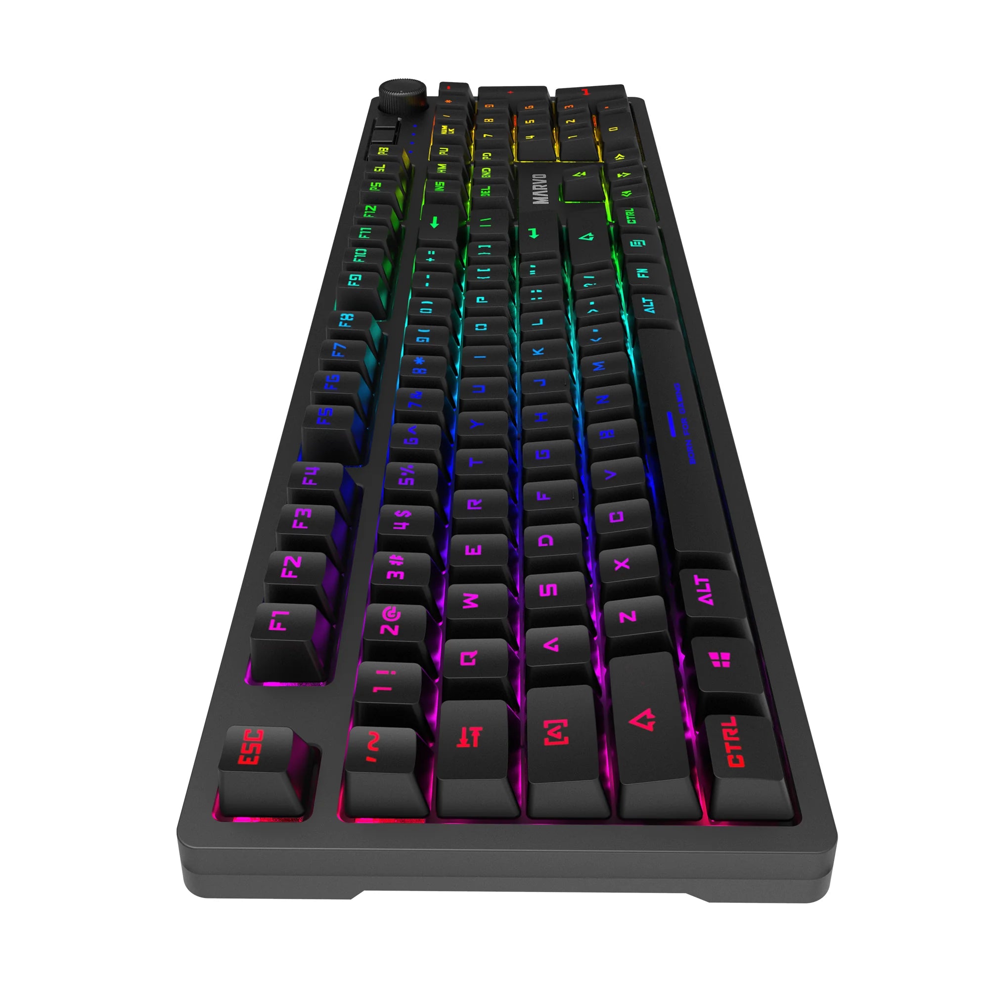MARVO KG954 EN-B wired mechnical keyboard with Detachable US