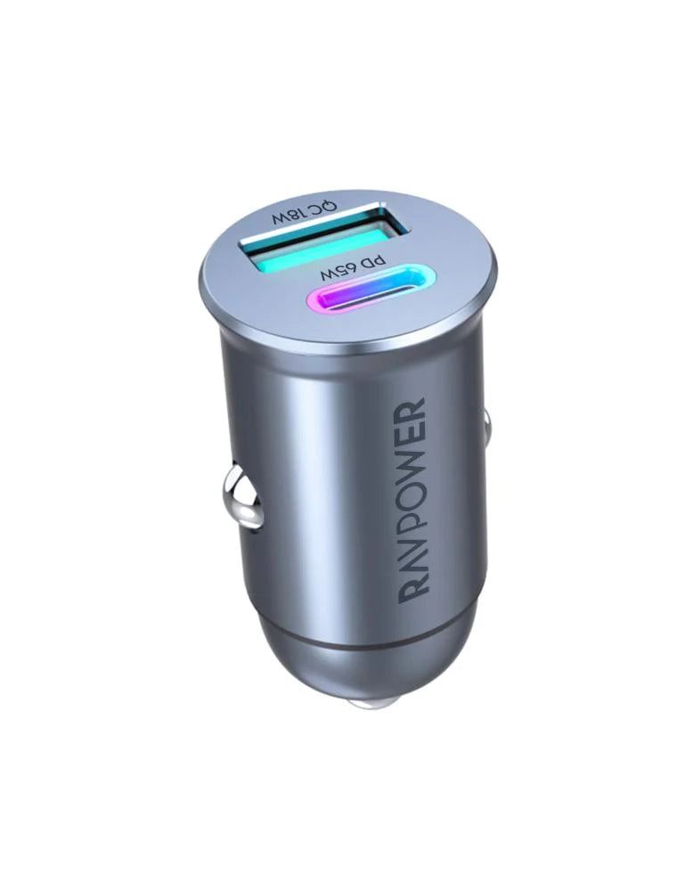 Ravpower GaN PD 65W Mini 2-port Car charger
QC18W