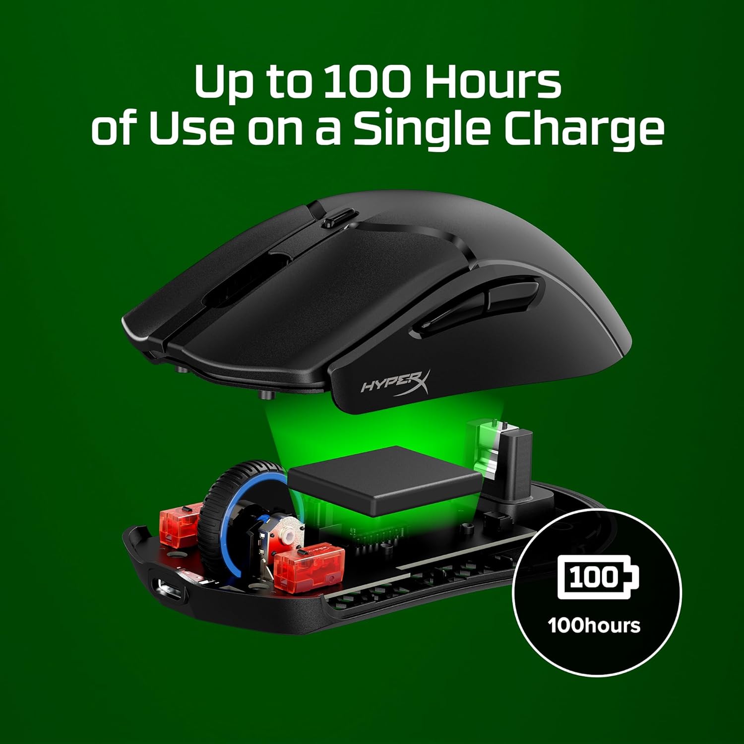 HyperX Pulse Fire Haste 2 Mini WL BK Gm Ms