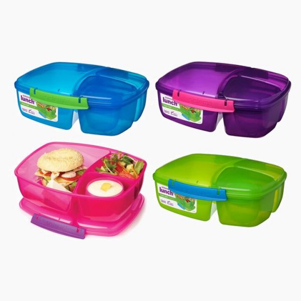 Sistema Triple Split Lunch & Yogurt 2 Ltr