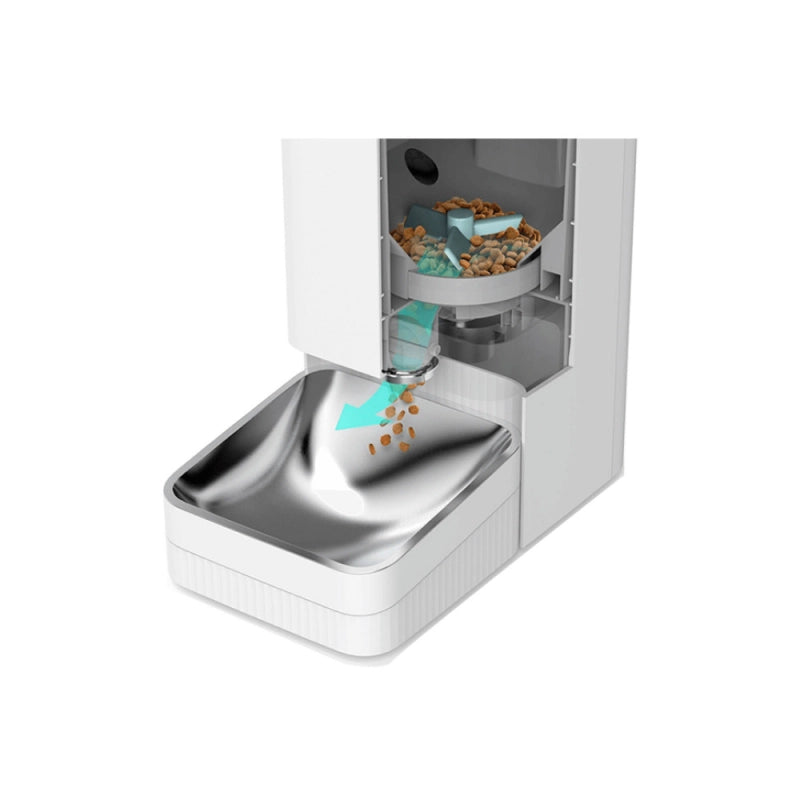 موزع طعام الحيوانات الأليفة الذكي شاومي 3.6 لتر BHR6160UK - أبيض
