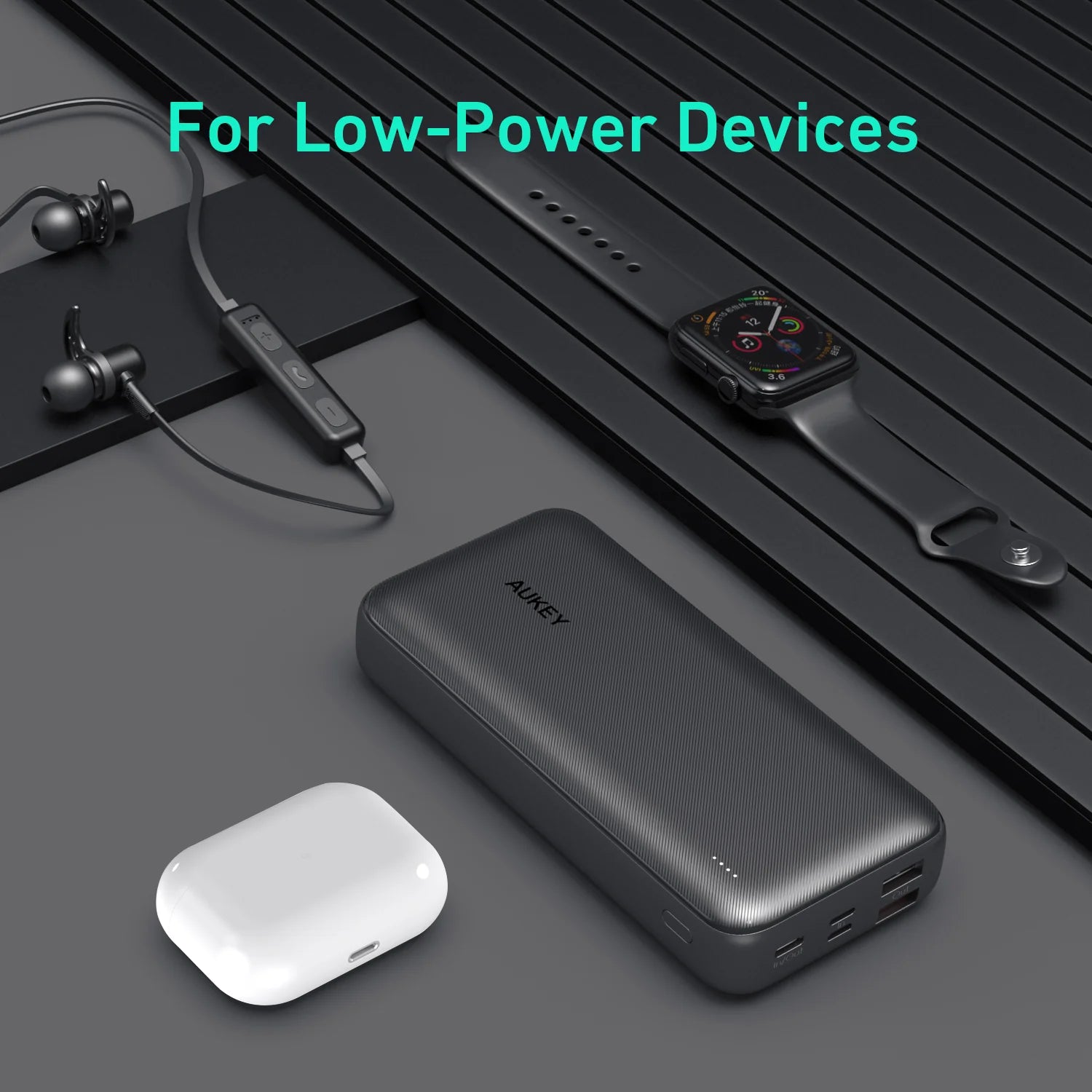 AUKEY Basix Pro P.B 22.5W PD & QC 3.0 20,K mAh BLK
