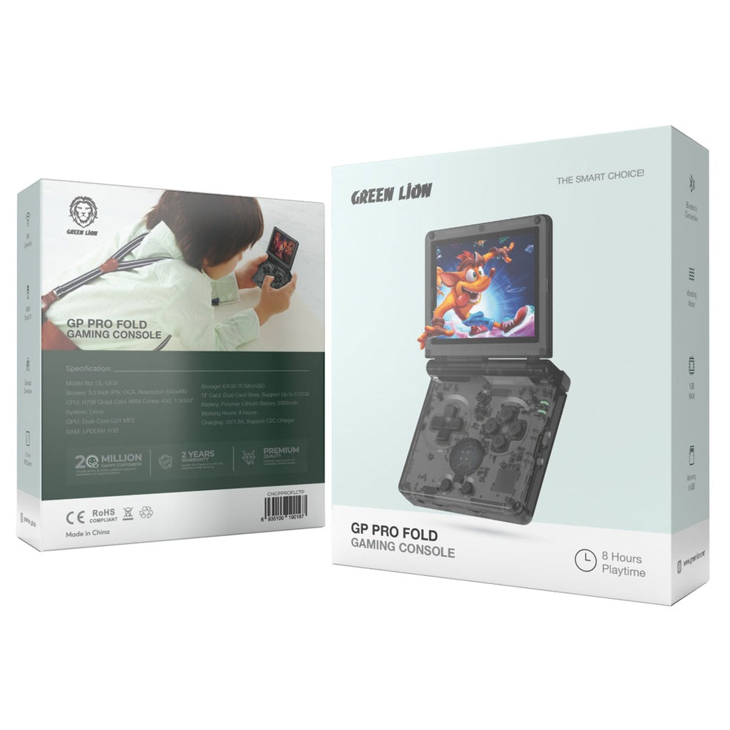 جرين ليون: جهاز ألعاب قابل للطي GP Pro أسود