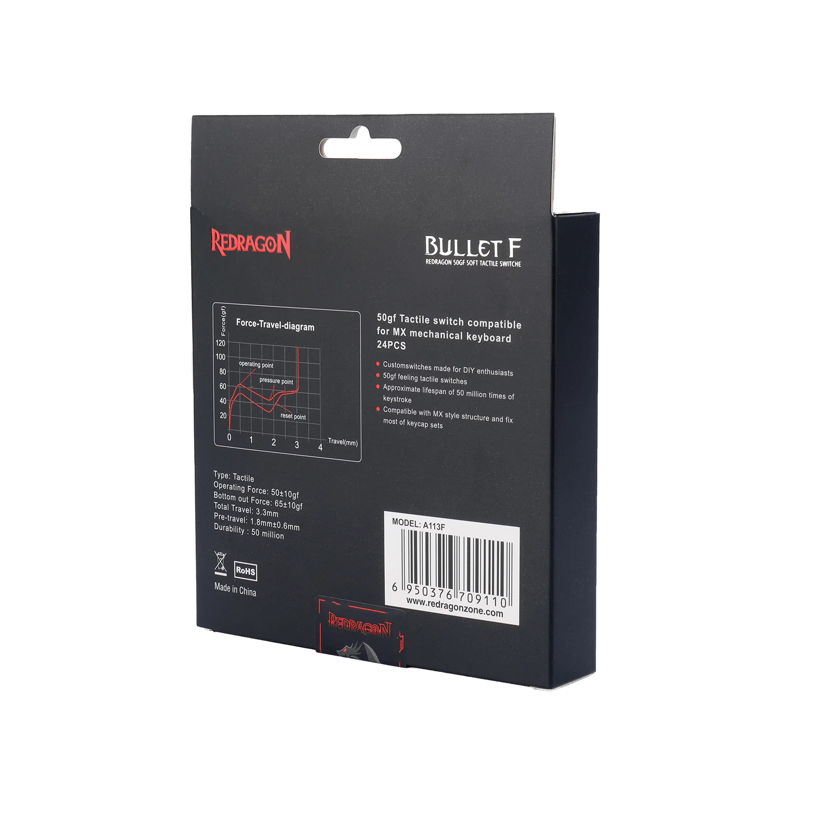 Redragon BULLET-F Mechanical Switch (24 pcs Switches)