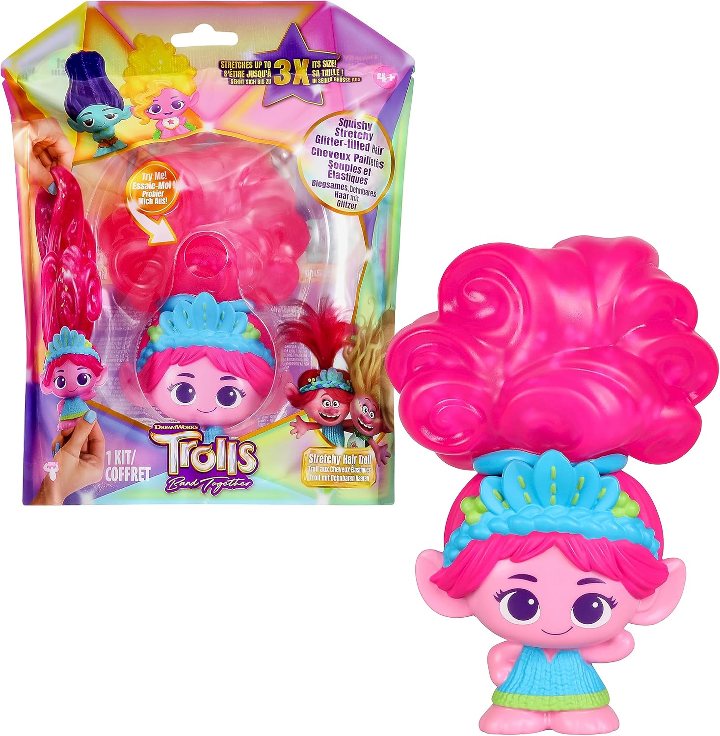 DREAMWORKS TROLLS S1 SQUISHY PK - POPPY DOLL CMN PKG