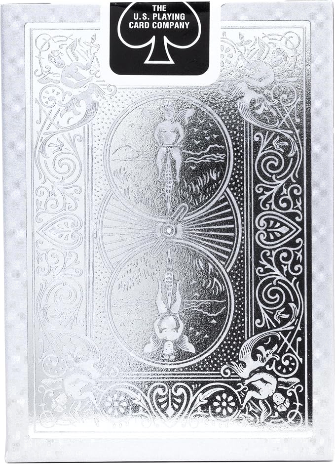 Playing Cards: Bicycle - Metalluxe Silver