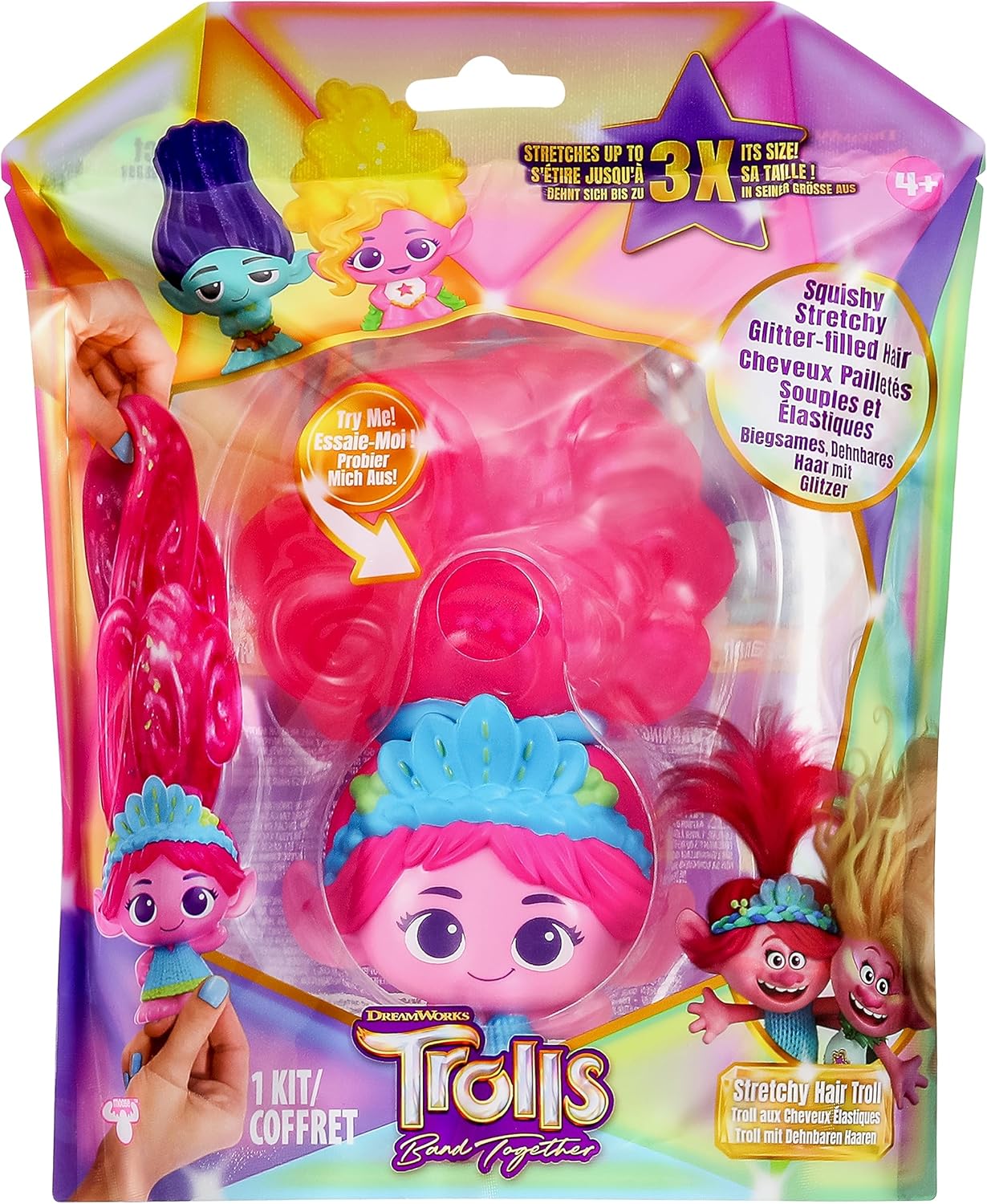 DREAMWORKS TROLLS S1 SQUISHY PK - POPPY DOLL CMN PKG