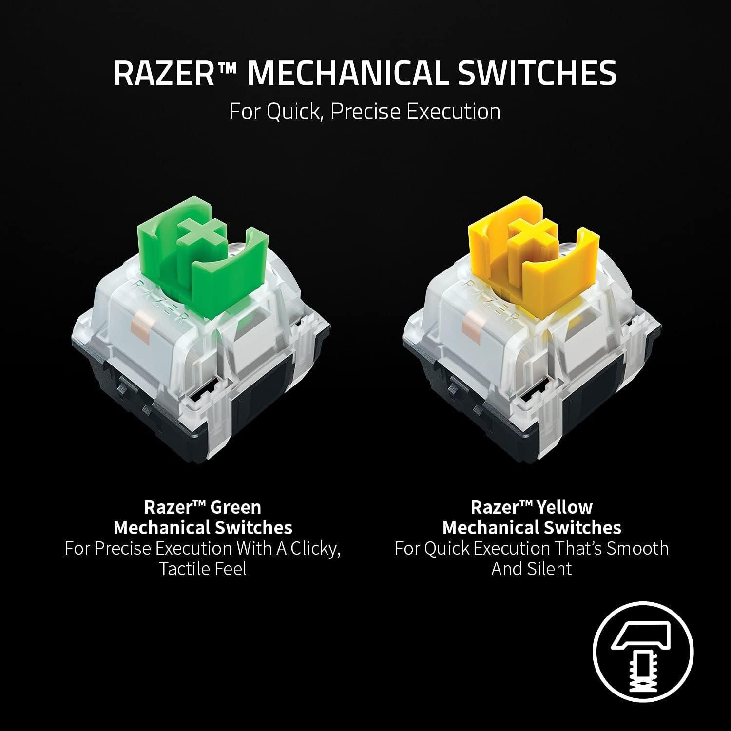 BlackWidow V3 Mini HyperSpeed (GreenSWC)-US