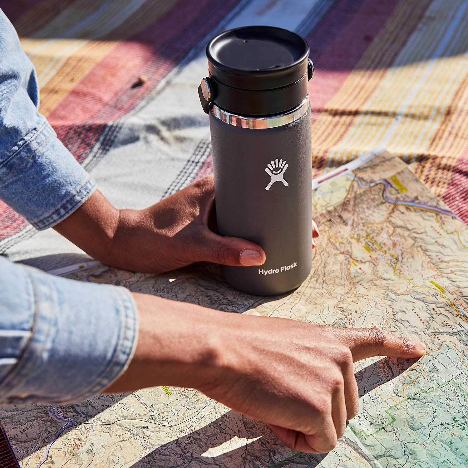 Vacuum Coffee Flask 470Ml Black Wd