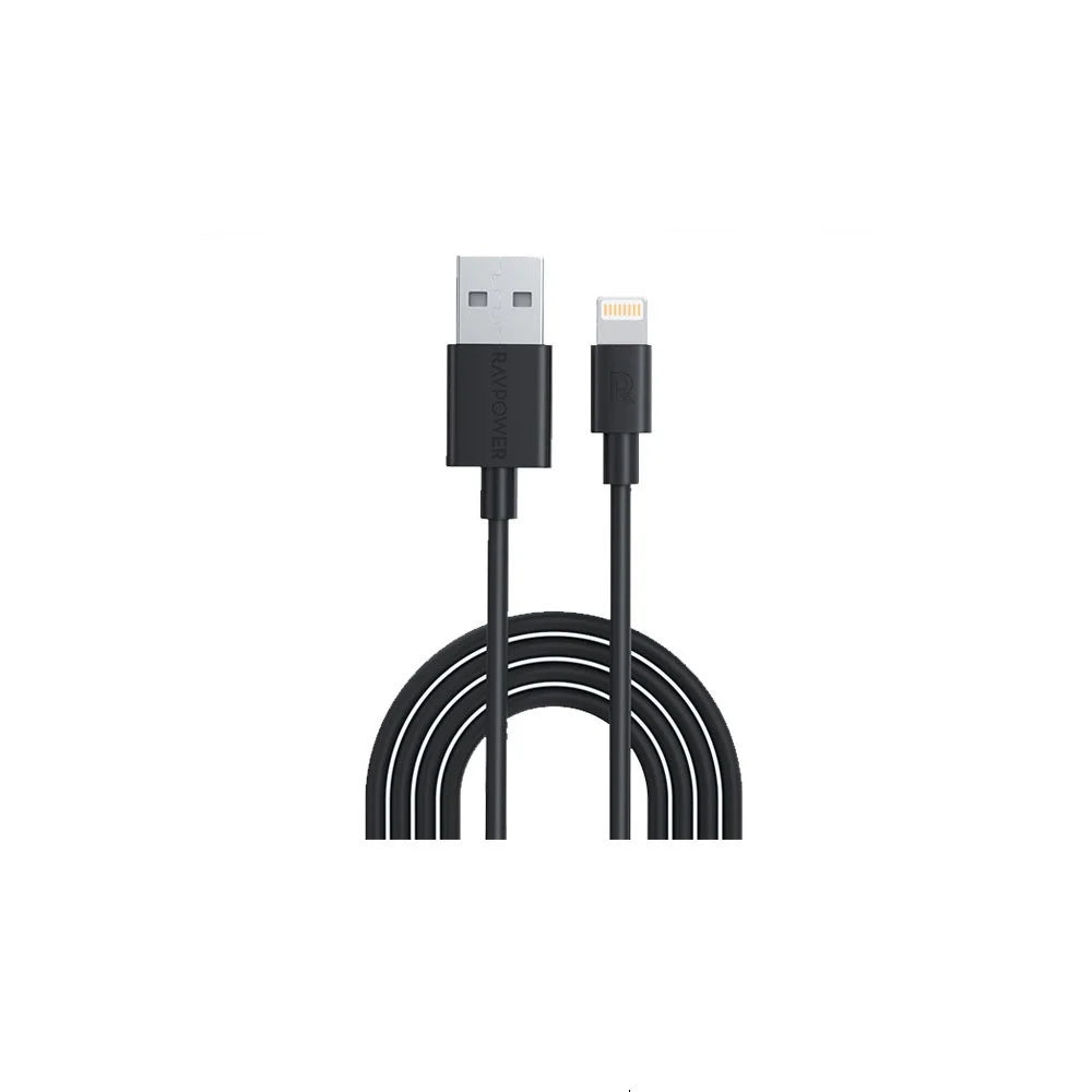 Ravpower RP-CB1014 1m USBA-Lightning Cable Black
