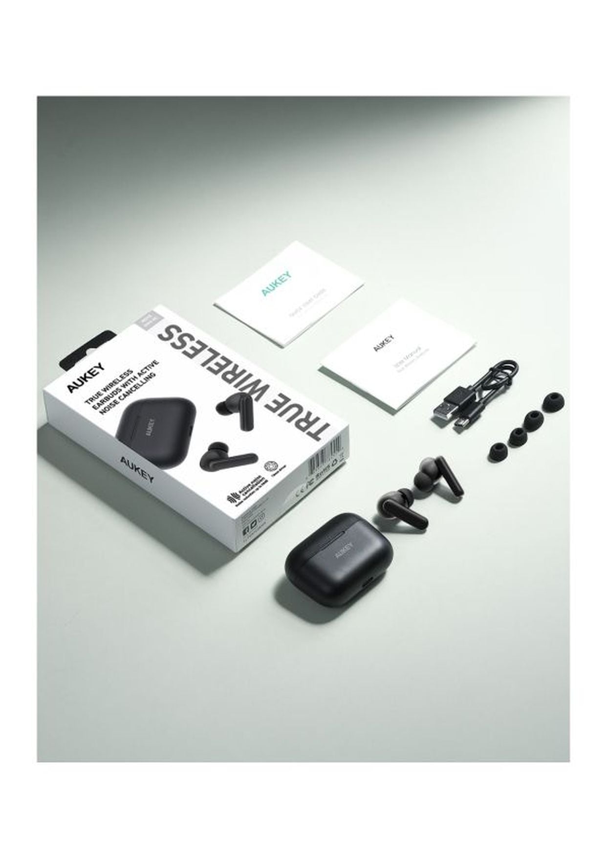 AUKEY True Wireless Earbuds with ANC M1NC White