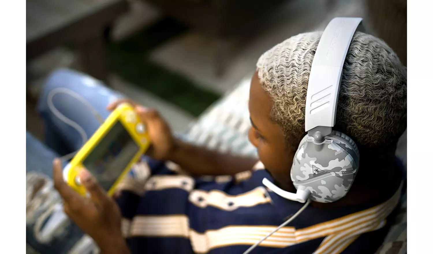 سماعة الألعاب Turtle Beach Recon 70 بتصميم التمويه القطب الشمالي