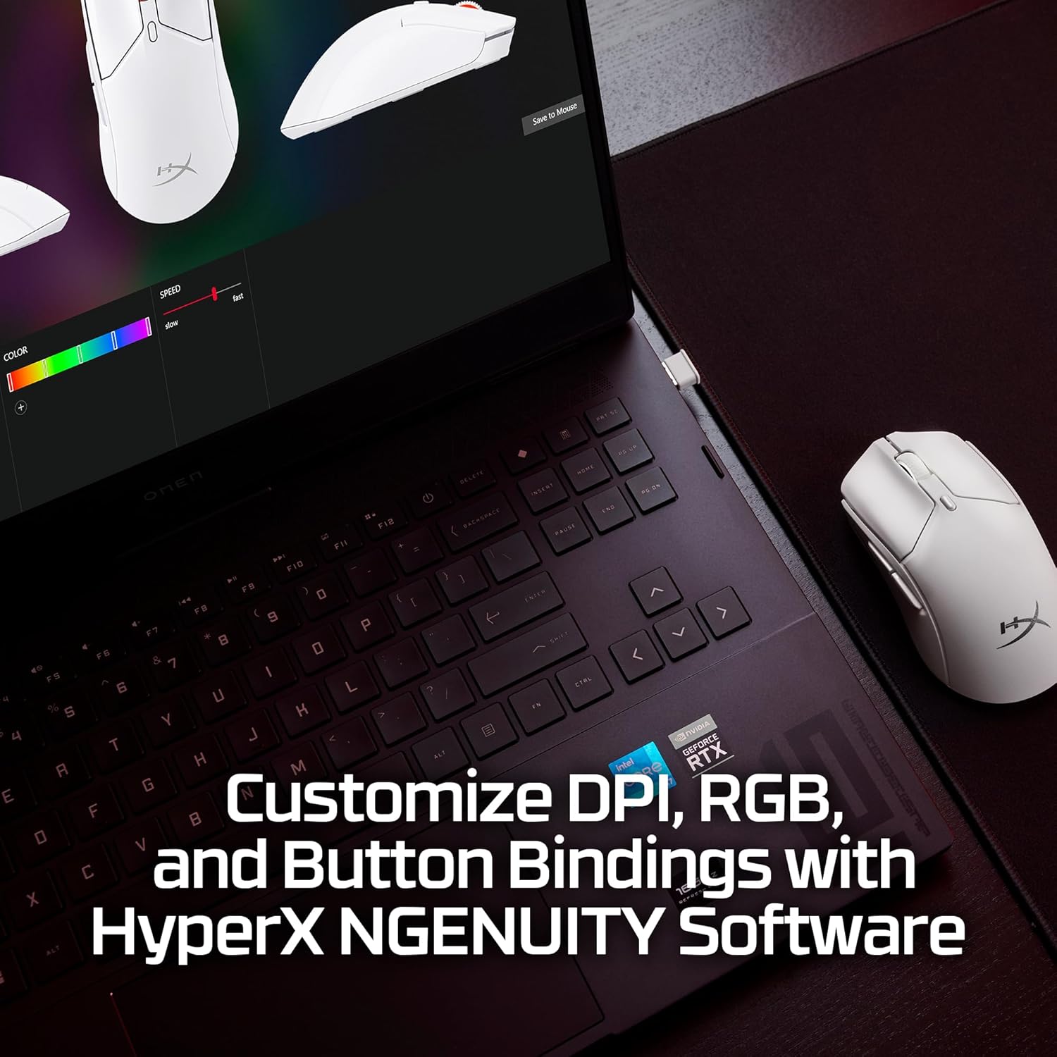 HyperX Pulse Fire Haste 2 Mini WL BK Gm Ms