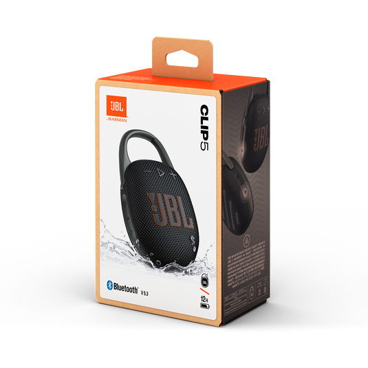 JBL CLIP 5 Portable Bluetooth Speaker Black