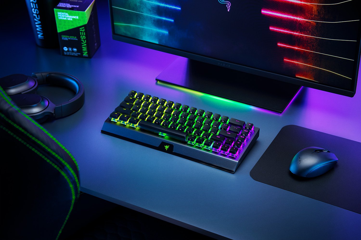 BlackWidow V3 Mini HyperSpeed (GreenSWC)-US