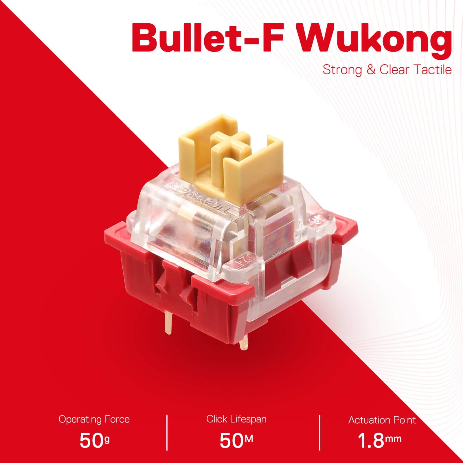 Redragon BULLET-F Mechanical Switch (24 pcs Switches)