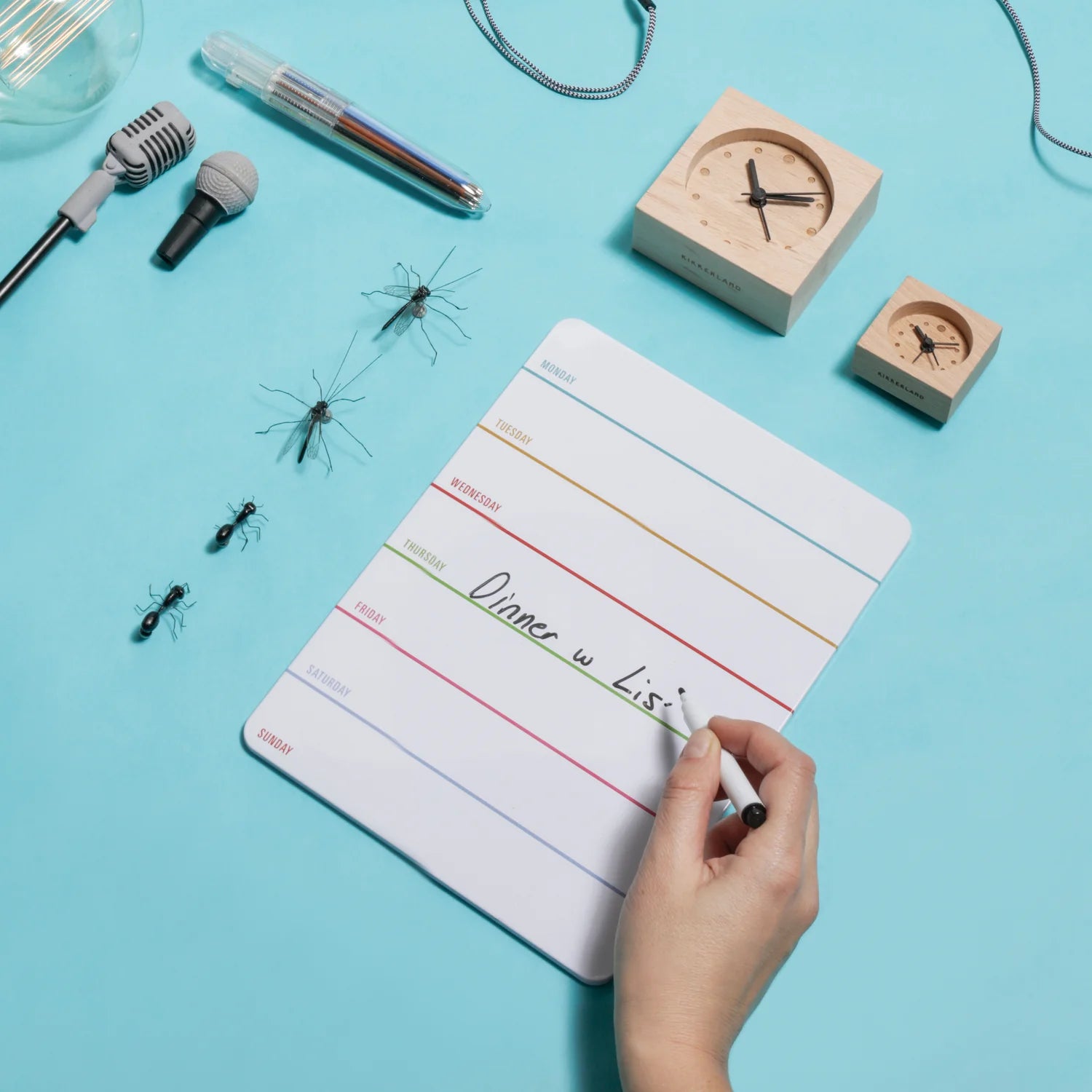 Kikkerland Dry Erase Board Weekly