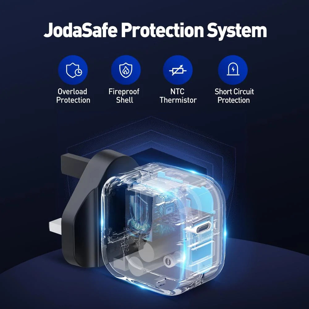 JODA 30W USB-C GaN Wall Charger Black