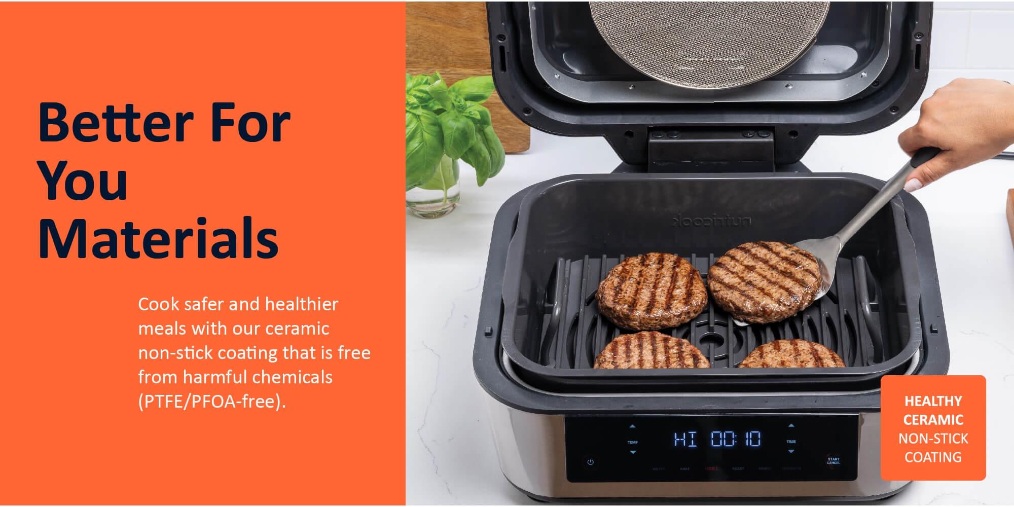 Nutricook Smart Air Fyer and Indoor grill 6-in-1 NC-AFG960