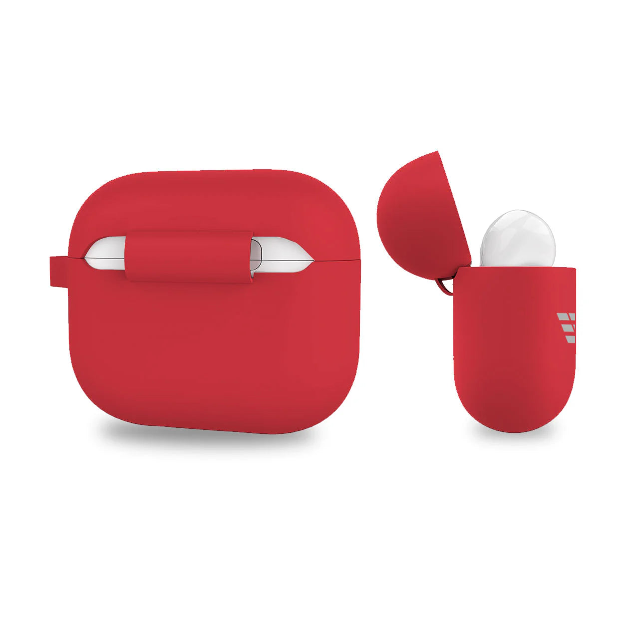 Baykron PT-P148 Airpod pro 3 Silicone Case W/Carabiner RED